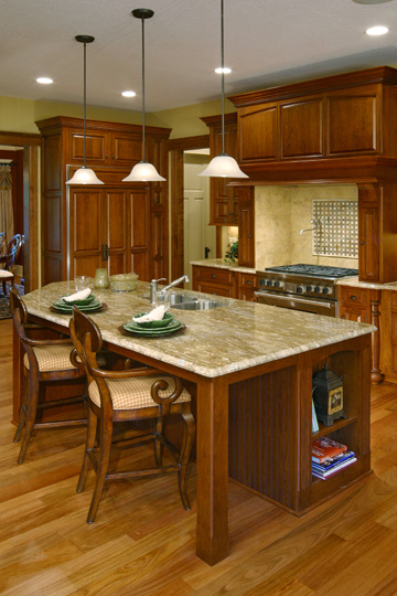 Granite counters in kitchen by C&D Granite Minneapolis MN