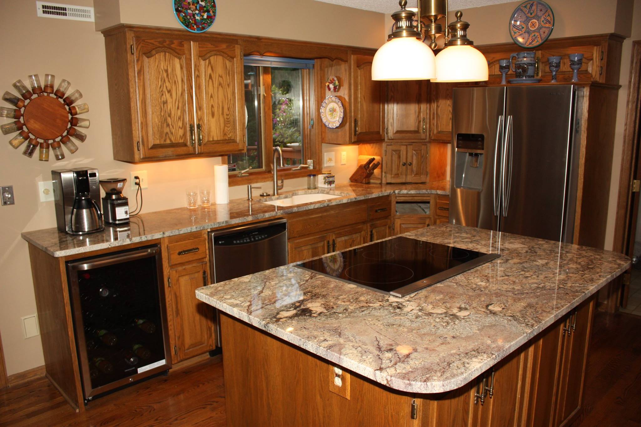 Granite Countertops in Kitchen Remodel After