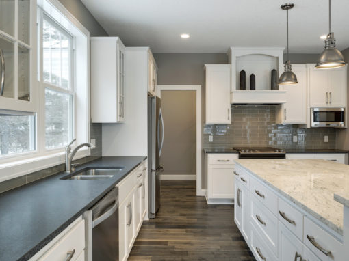 Nero Absolute Granite Countertops in Kitchen