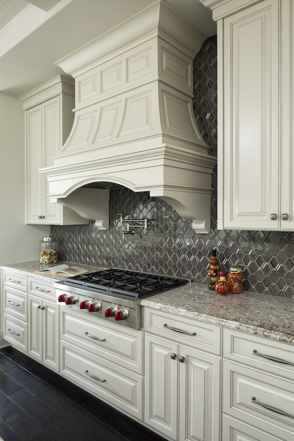Taupe White Granite Countertops in Kitchen | C&D Granite Minneapolis MN