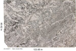 Granite stone countertop color: Arandis White