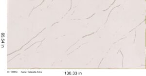 Quartz countertop color: Calacatta Extra Hanstone
