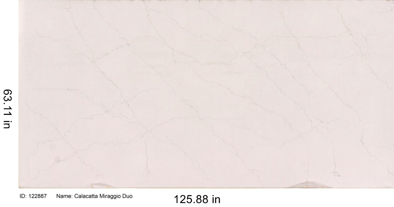 Calacatta Miraggio Duo Q Quartz - C&D Granite